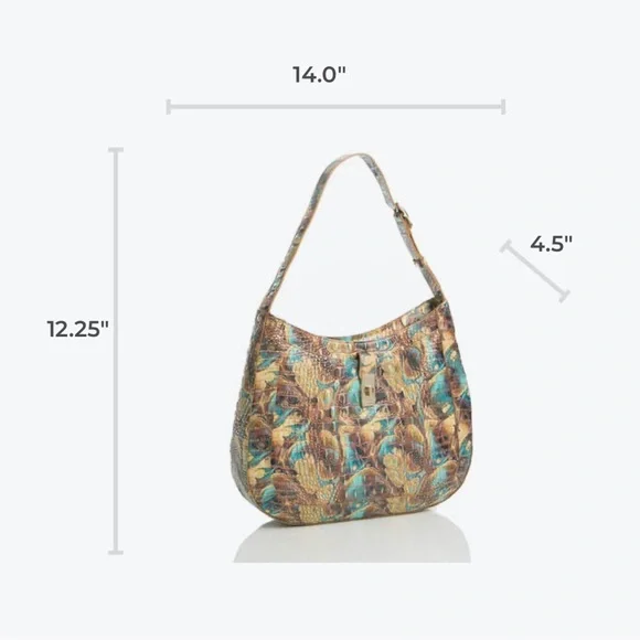 NWT Brahmin Johanna Prairie Melbourne Shoulder Bag